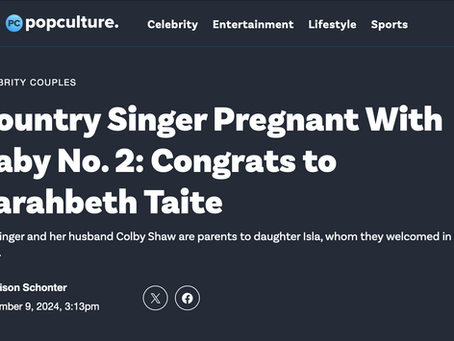 POPCULTURE: Country Singer Pregnant With Baby No. 2: Congrats to Sarahbeth Taite