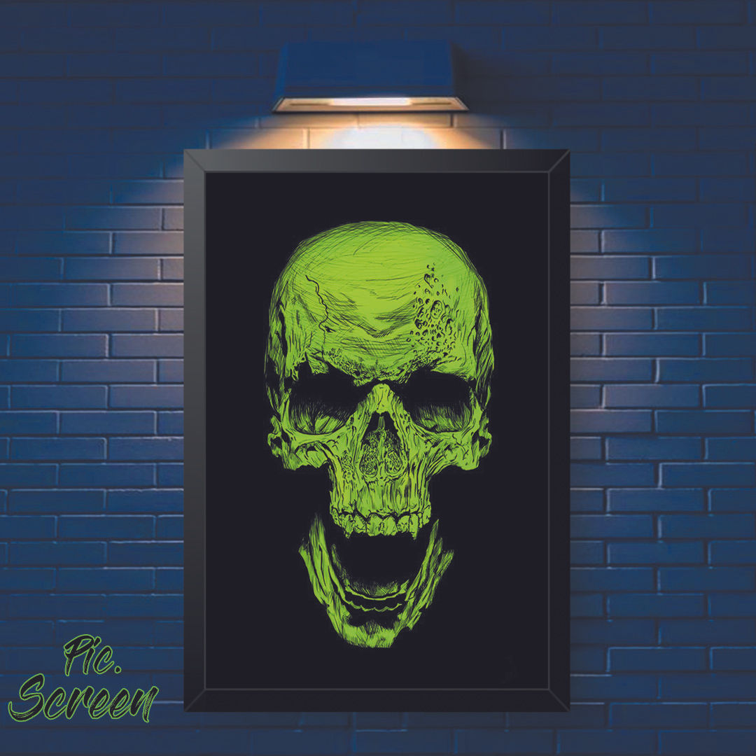 Skull Vampire Green