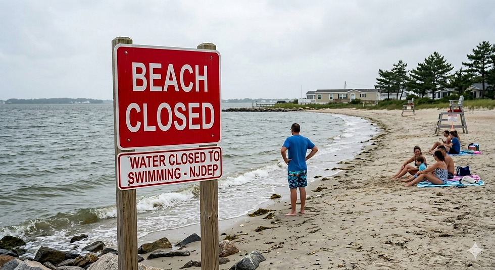 SUMMER DAY TRIPS ALONG THE SHORE LOOMED BY BEACH CLOSURES AND WATER ADVISORIES