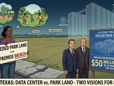 Tech vs. Tradition: Small Texas Town Embroiled in $1 Billion Data Center Battle Over Promised Parkland