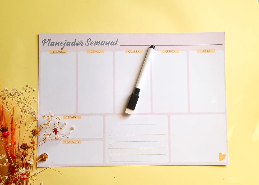 Planejador Semanal - Magnético