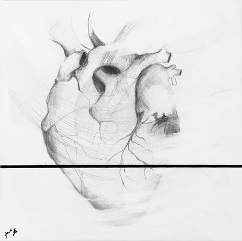 Abstract painting from an exhibited series by Dorota Zys