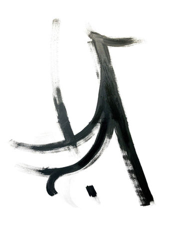 Abstract painting from an exhibited series by Dorota Zys