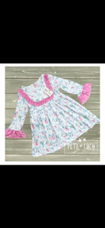 Blue/pink fairy dress