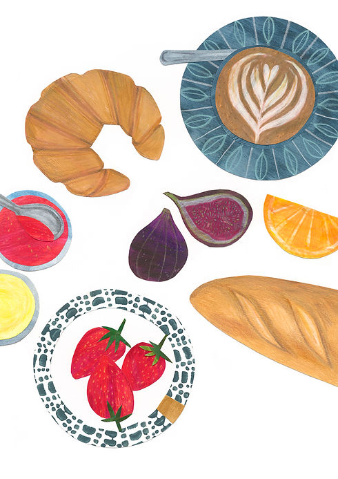 Little Paper Plates - Le Petit Dejouner A4 A3.jpg