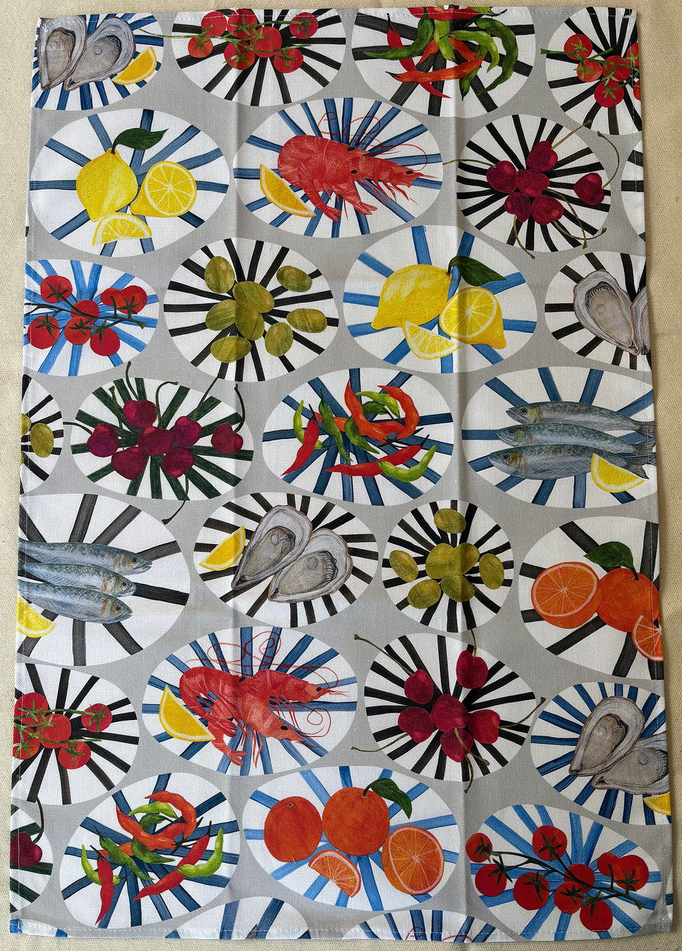 Thumbnail: Portuguese Stripes Teatowel