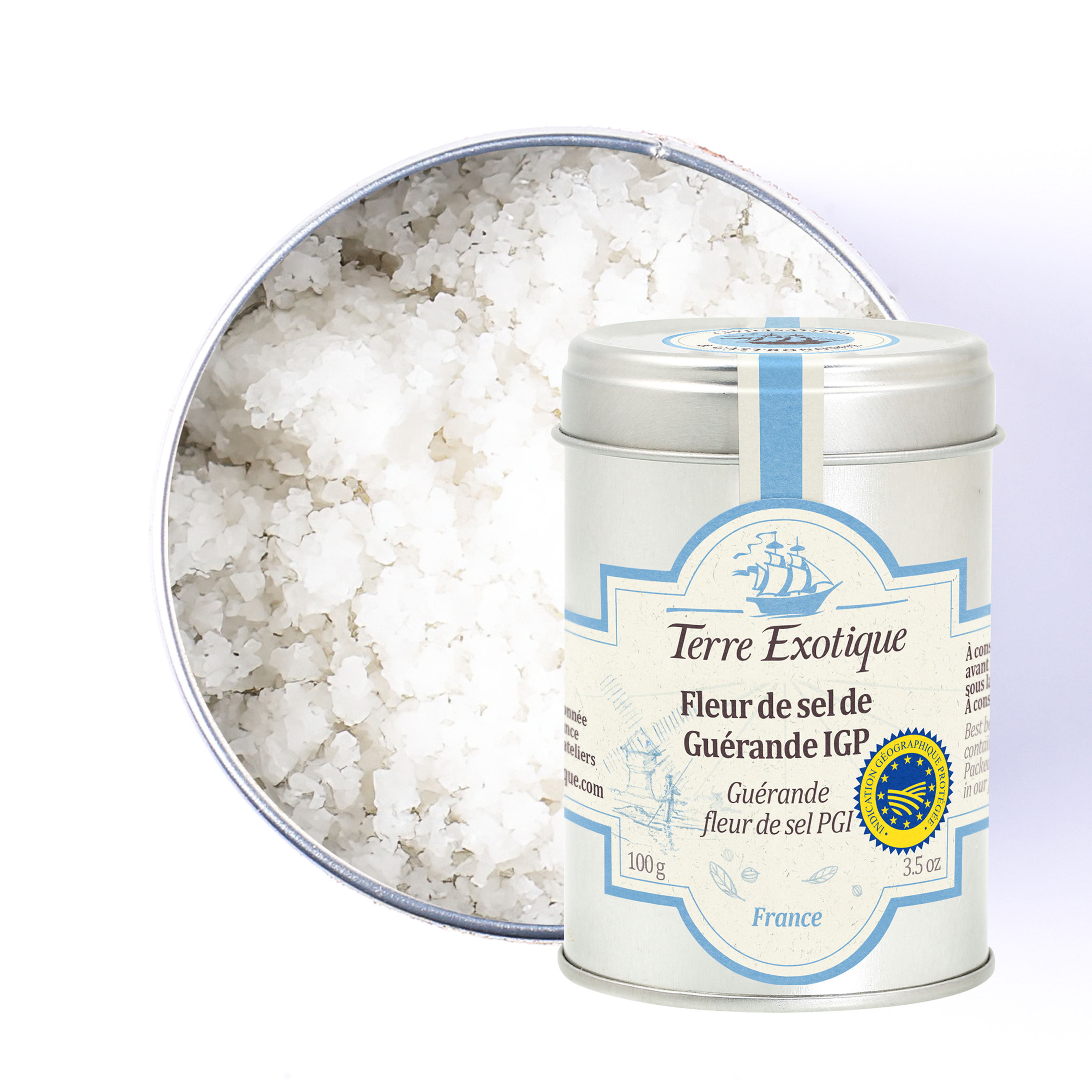 Fleur de sel de Guérande – 100 g – Terre Exotique