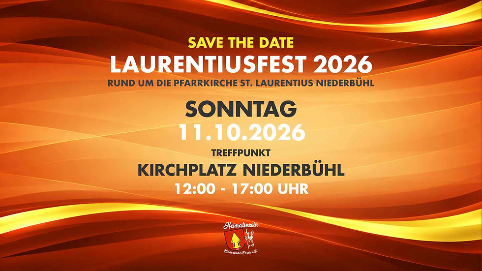 Laurentiusfest Niederbühl 2026