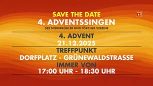 4. ADVENTSSINGEN DER NIEDERBÜHLER UND FÖRCHER VEREINE