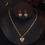 Thumbnail: Brass set Necklace and Earrings