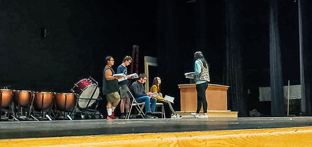 Mamma Mia Rehearsal