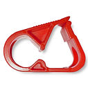 CLAMP ON/OFF POUR TUBE ØE 5.5-6.8mm - PP ROUGE