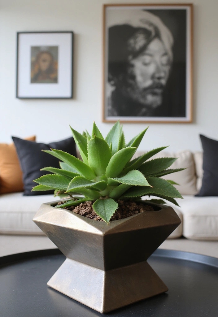15 Fun Plant Holders That'll Make Your Home Bloom with Personality! - 9. Stylish Geometric Planter