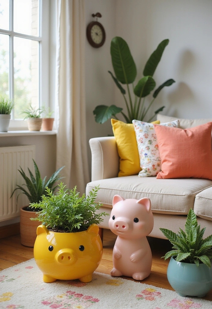 15 Fun Plant Holders That'll Make Your Home Bloom with Personality! - 12. Unique Animal Planters