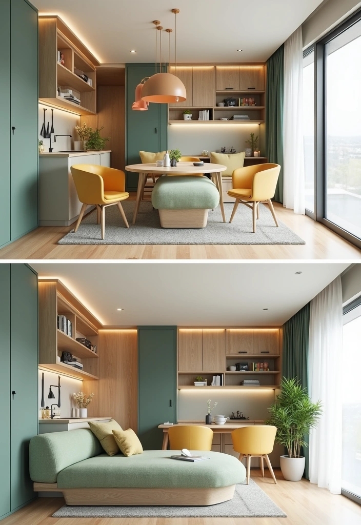 21 Tiny Apartment Designs That Prove Less is More (Wait Until You See #12!) - 17. Customizable Spaces