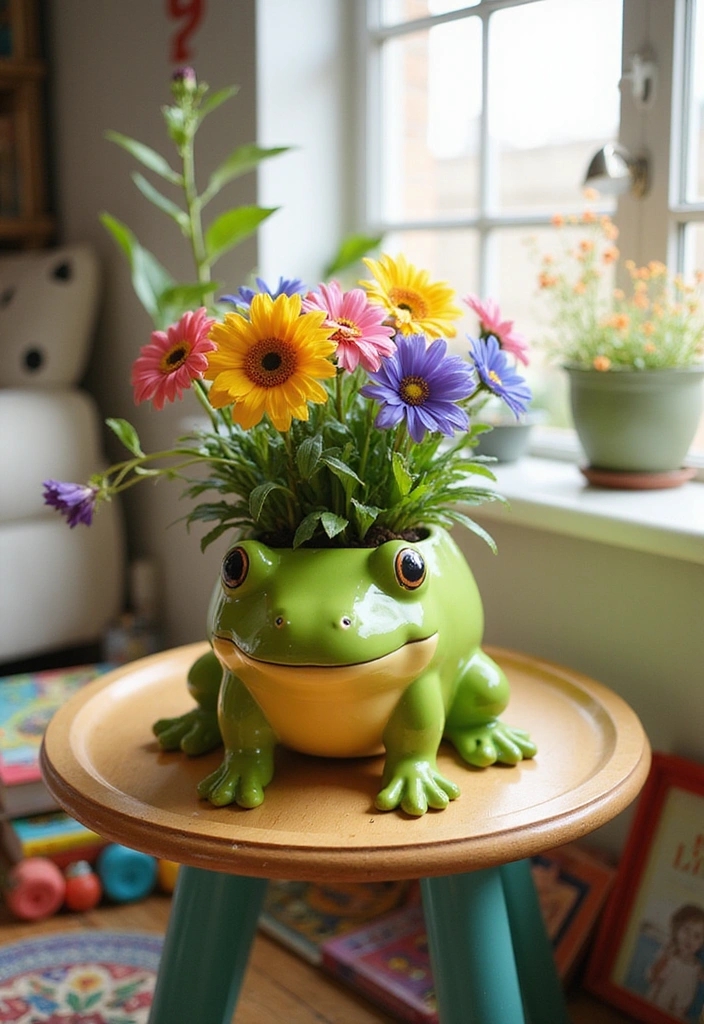 15 Fun Plant Holders That'll Make Your Home Bloom with Personality! - 5. Funky Frog Planter