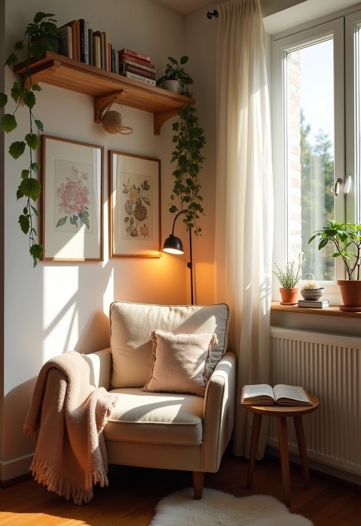 21 Tiny Apartment Designs That Prove Less is More (Wait Until You See #12!) - 15. Cozy Reading Nooks