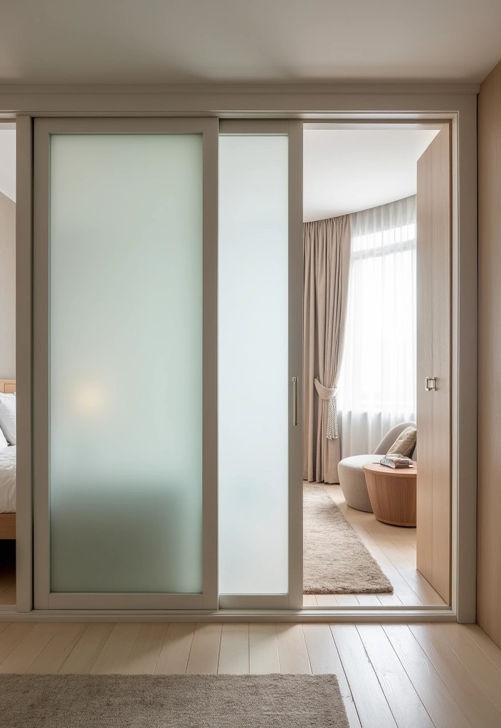 21 Tiny Apartment Designs That Prove Less is More (Wait Until You See #12!) - 4. Sliding Doors