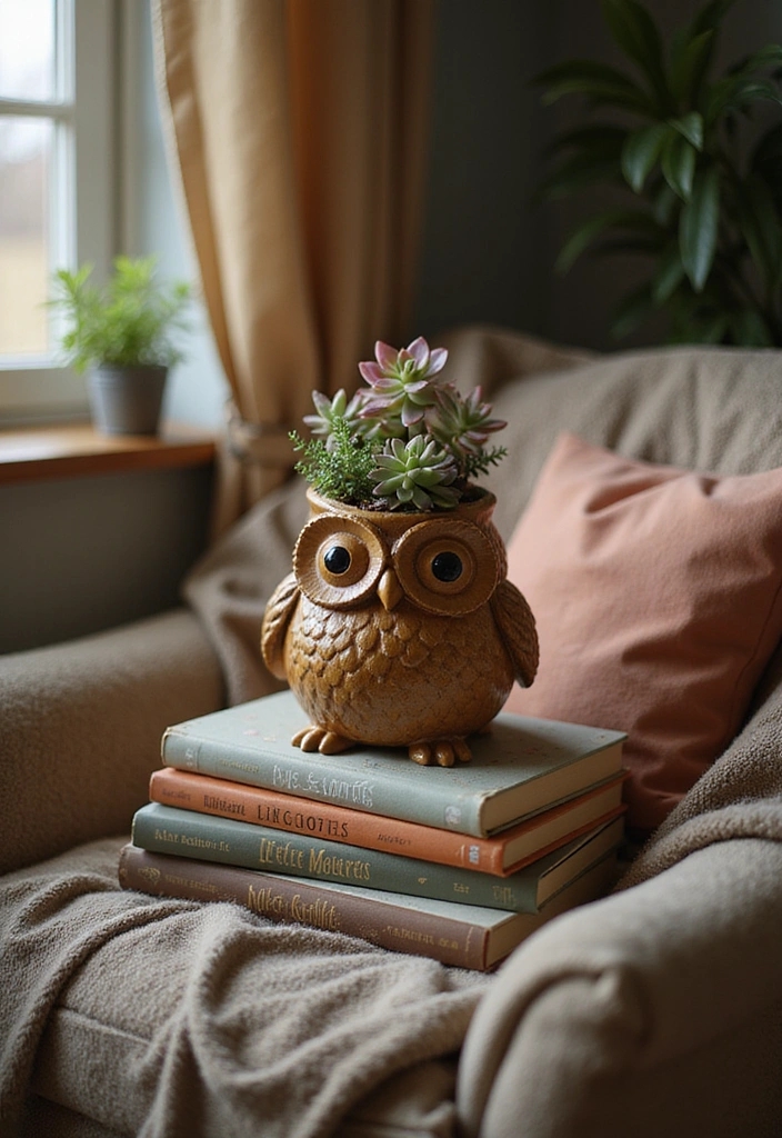 15 Fun Plant Holders That'll Make Your Home Bloom with Personality! - 7. Adorable Owl Planter