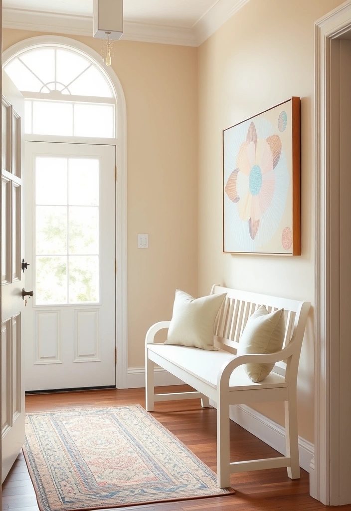 14 Entryway Ideas That'll Make a Stunning First Impression (Your Guests Will Be Amazed!) - 12. Warm and Inviting Colors