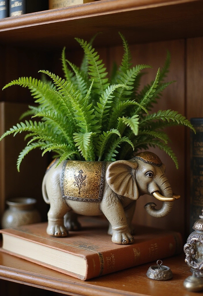 15 Fun Plant Holders That'll Make Your Home Bloom with Personality! - 3. Enchanting Elephant Planter