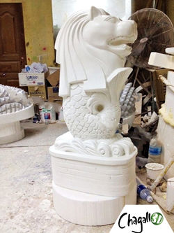 Merlion white polyfoam 2