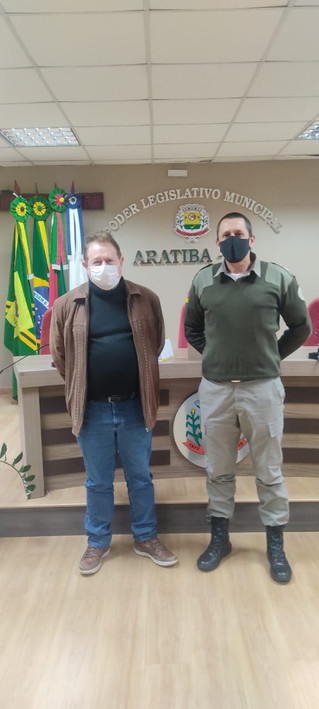 Solicitação de viatura e mais efetivo policial para Aratiba
