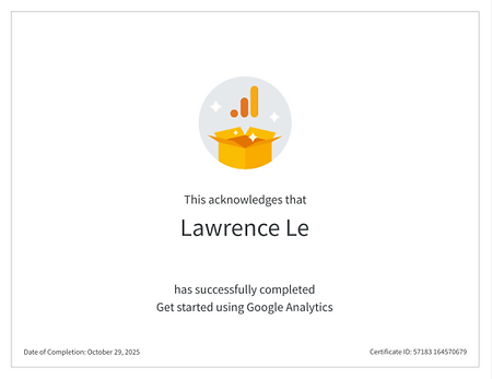 Google Analytics Certification