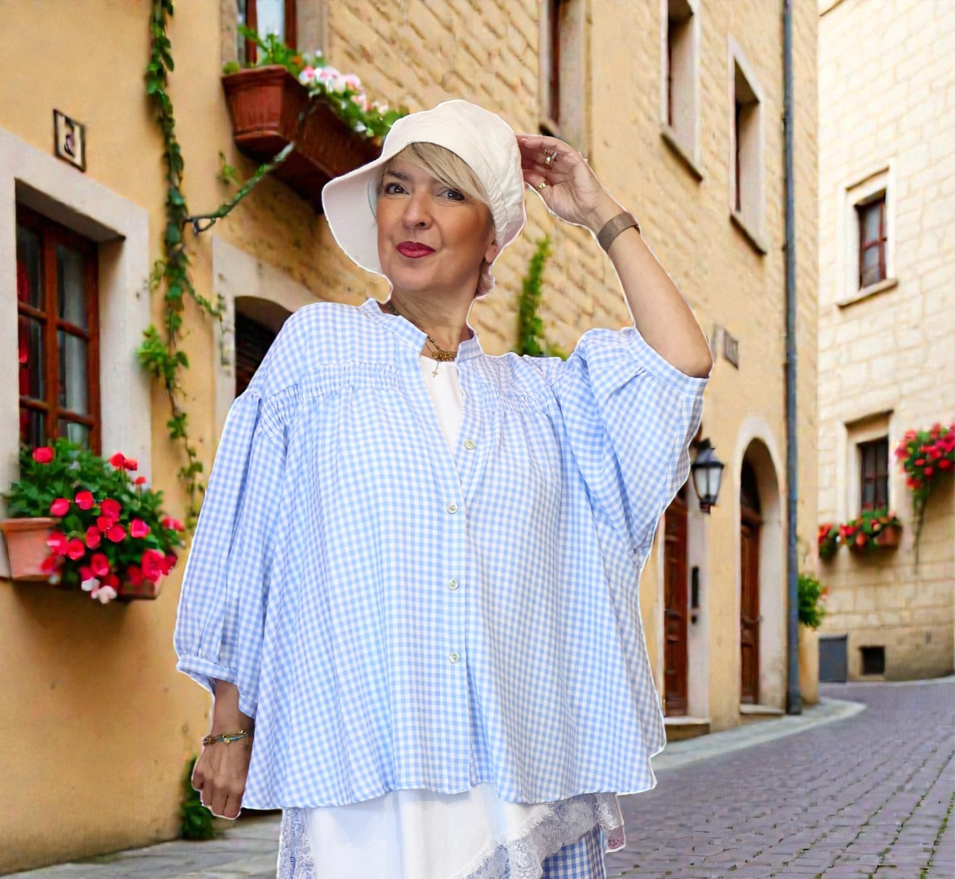 💙✨ CHEMISE “DOUCEUR vichy” ✨💙