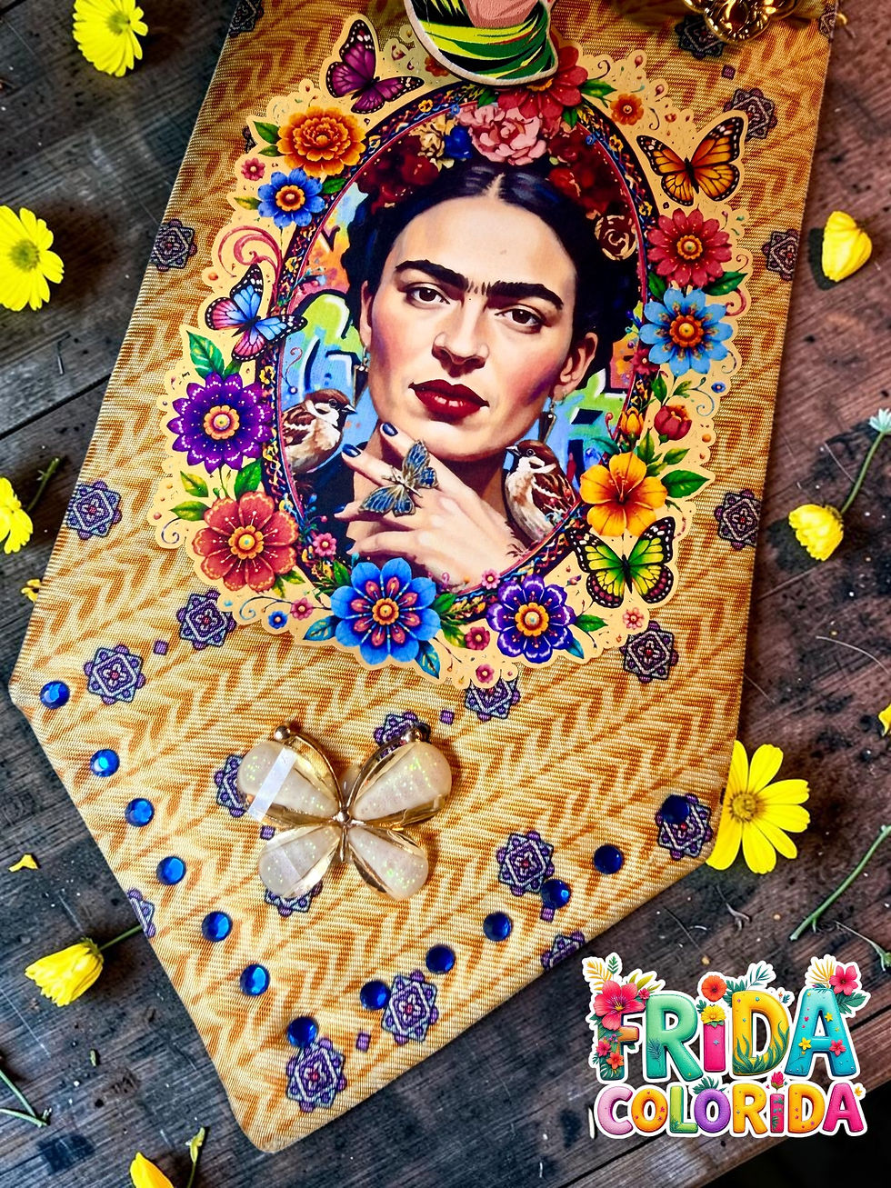 Miniature : 🌺✨ Lavallière « Frida Colorida » – Création Artisanale Unique ✨🌺