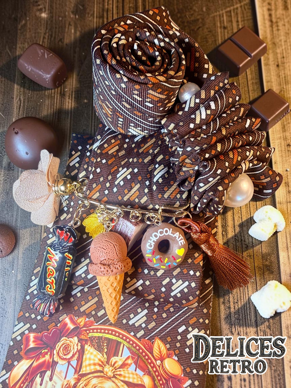 Miniature : Lavallière 🤎✨ DÉLICES RÉTRO ✨🤎