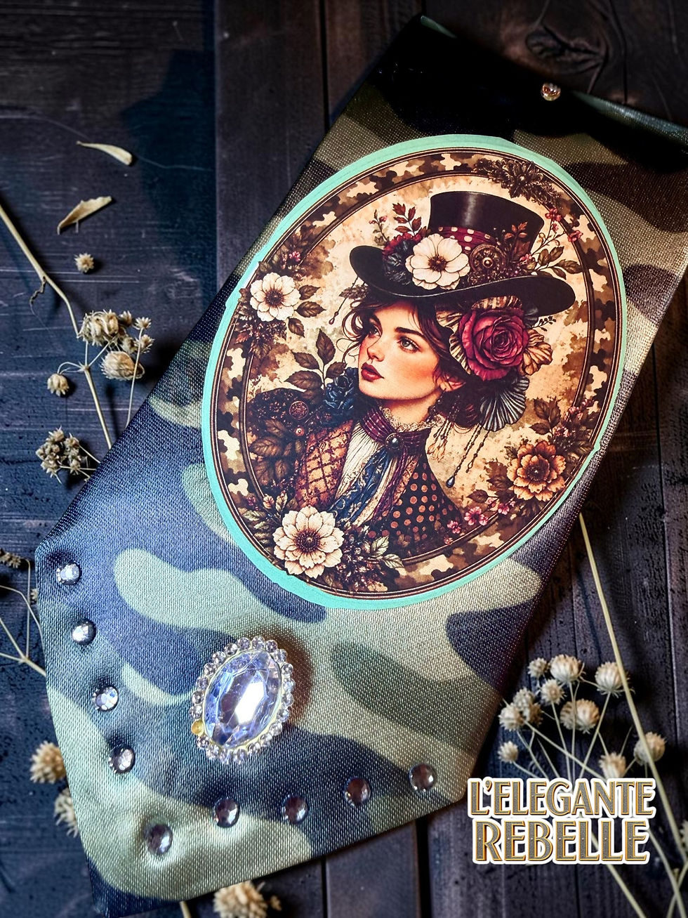 Miniature : Lavallière bijou « L’Élégante Rebelle » – Audace & féminité