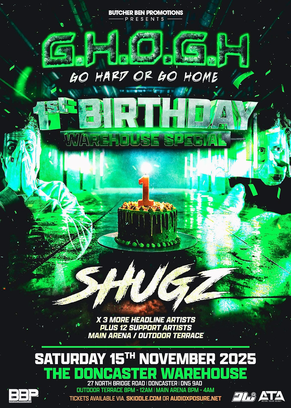 Go Hard or Go Home- 1st birthday - Warehouse special