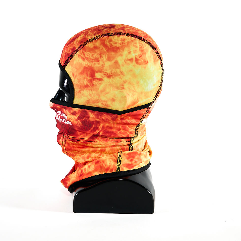 Thumbnail: Balaclava Mask Flame Print