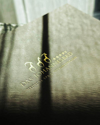 Logo Goldprägung Hotel Das Johannesbad