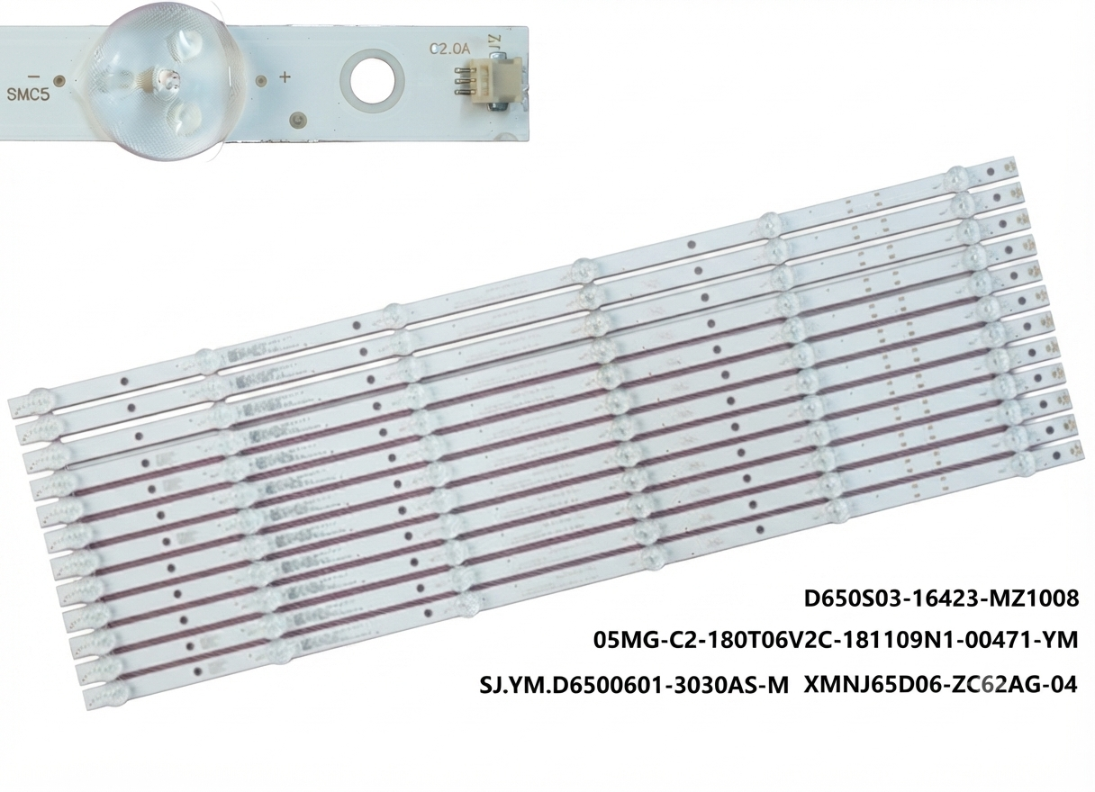 AWOX B 206500S, Telenova 65S8001 , XMNJ65D06-ZC62AG-04 ,LED BAR PANEL LEDLERİ