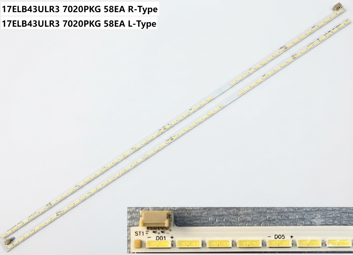 VESTE 43FB8500 , VESTEL 43FB7500 , VESTEL 43FB7550 , LED BAR PANEL LEDLERİ