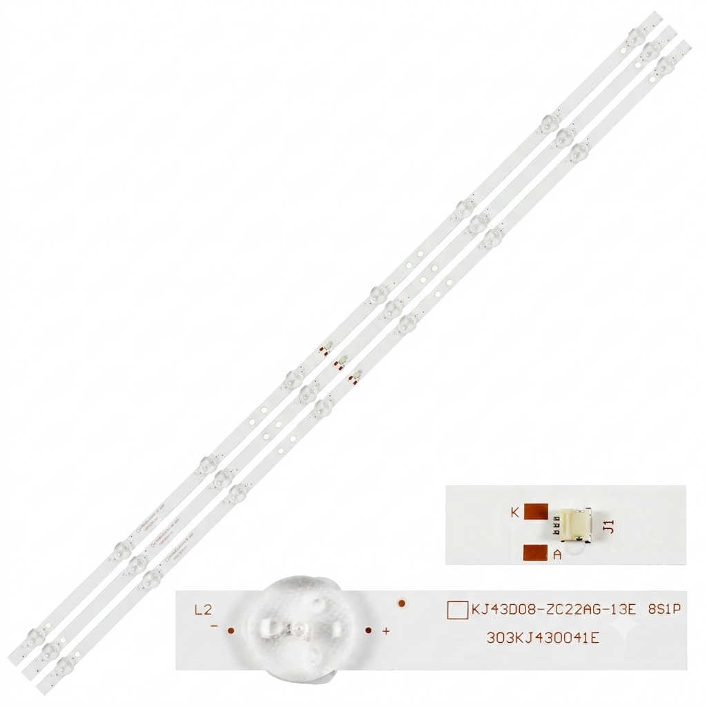 DİJİTSU, DJTV431, AWOX U4400STR, U4400 ,KJ43D08-ZC22AG-13E,LED BAR PANEL LEDLERİ