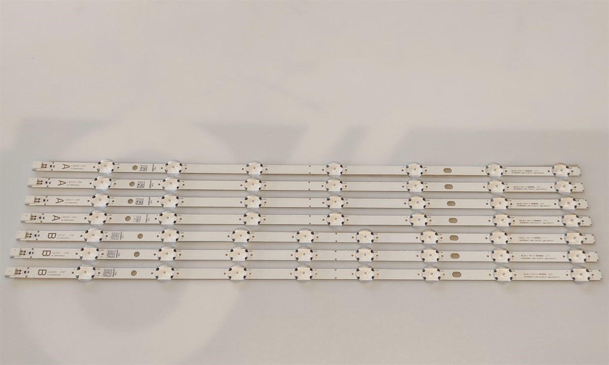 VESTEL 55UB8600, 55UA8300 ,REGAL 55R6010U ,LED BAR PANEL LEDLERİ