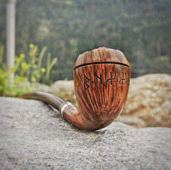 Zwergenpfeife, Gandalfpfeife, Pfeife Auenland (handgefertigt, ruetzpipes, Pfeifenbauer Österreich)
