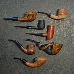 handgefertigte Tabakpfeifen Sammlung (ruetzpipes, Tirol, Österreich)