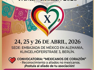CONVOCATORIA: "MÉXICO EN EL CORAZÓN" – RECONOCIMIENTO FAME 2026