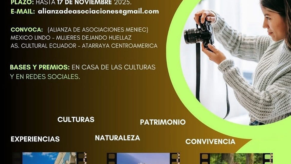 cartel de concurso de fotografía