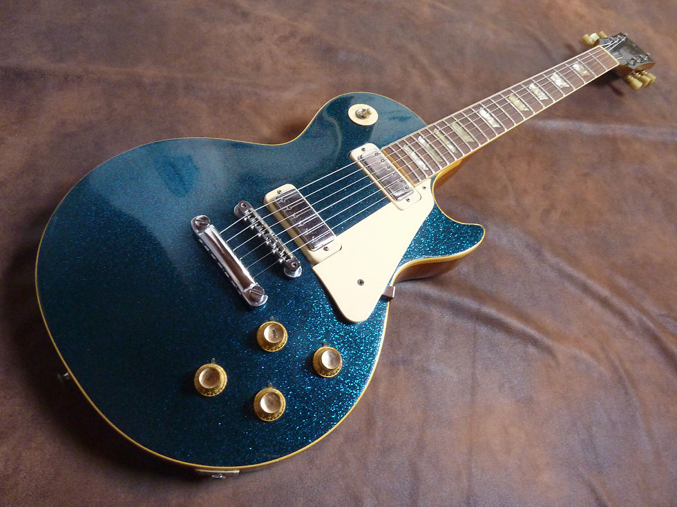 Gibson L.P Deluxe 75 Blue Sparkle