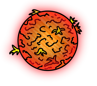 Cartoon of a small star