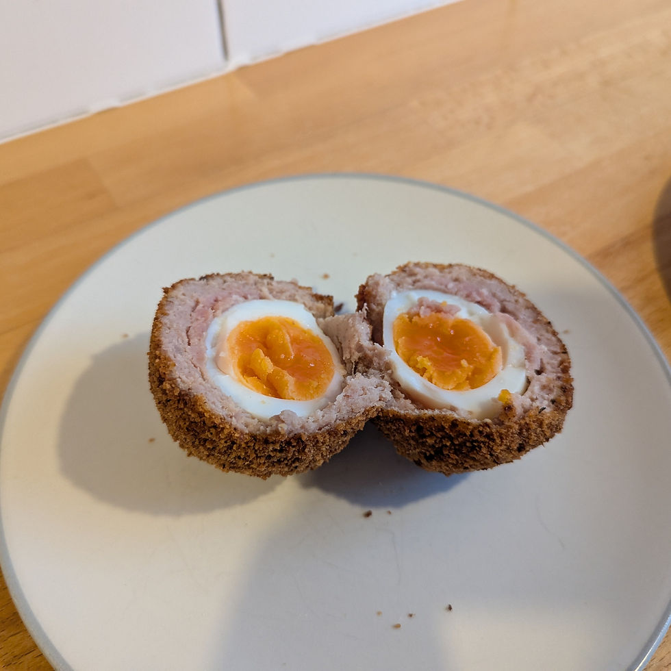 Oooh, I do like a scotch egg.