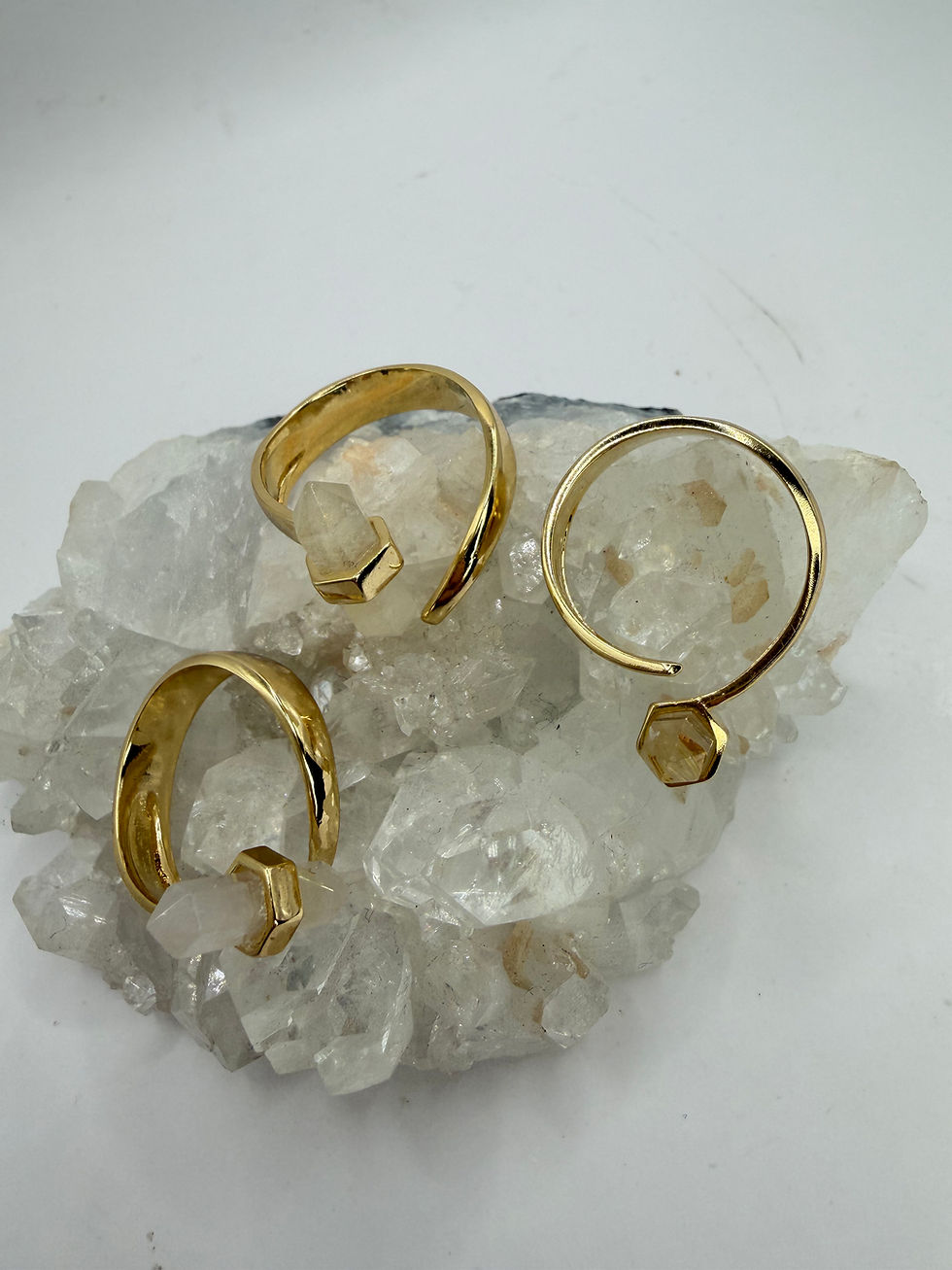 Miniaturbild: Ring Elara Rutil Quarz 