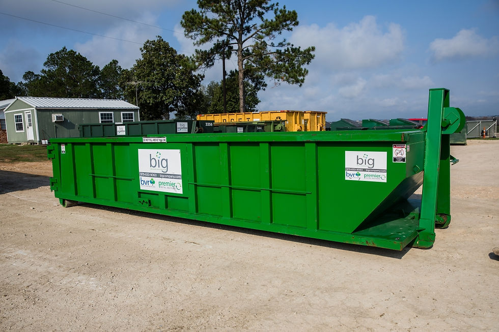 BVR roll-off dumpster