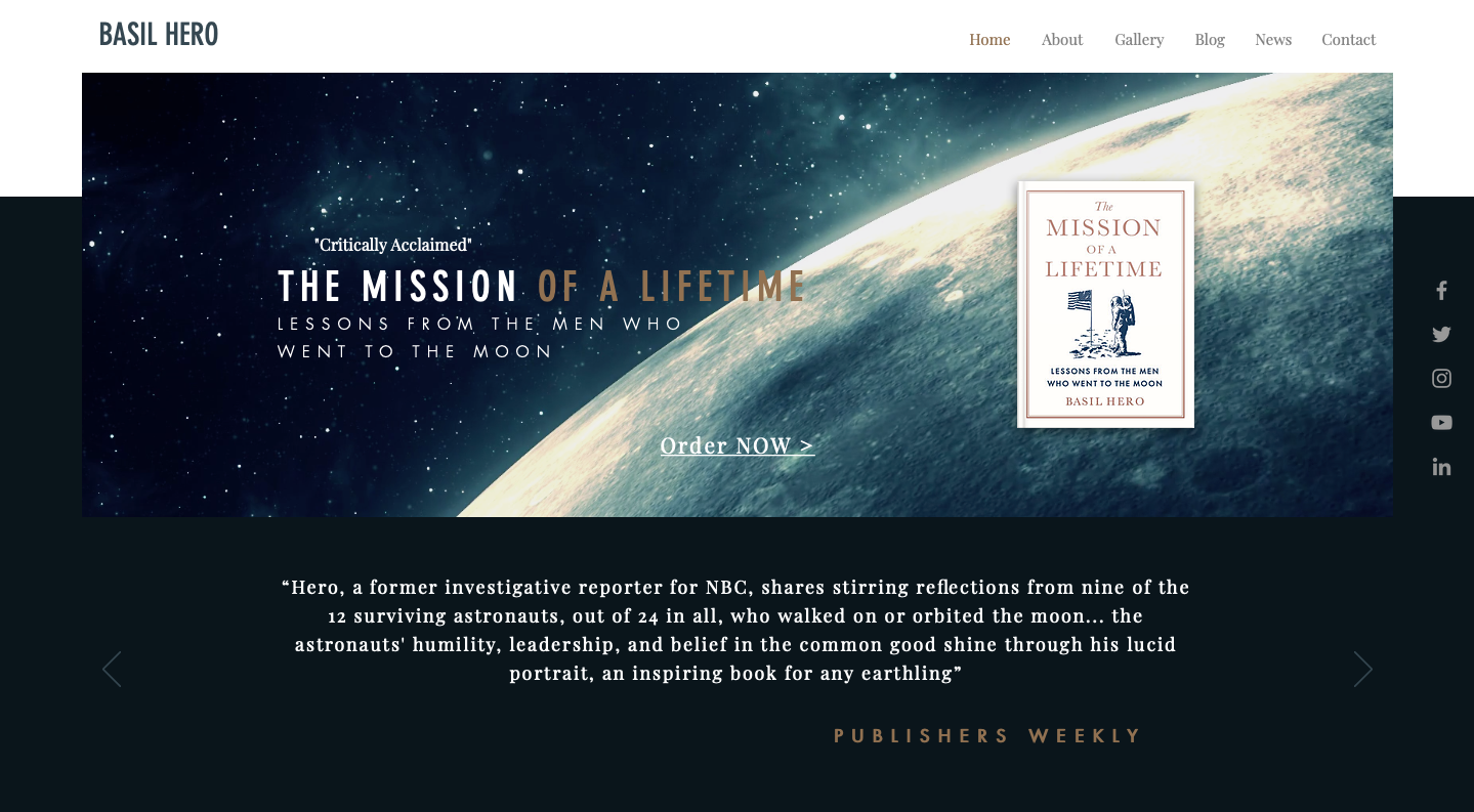 About Basil Hero The Mission Of A Lifetime