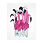 Thumbnail: Flamingos Ladies in Wading. Velveteen Microfiber Blanket 